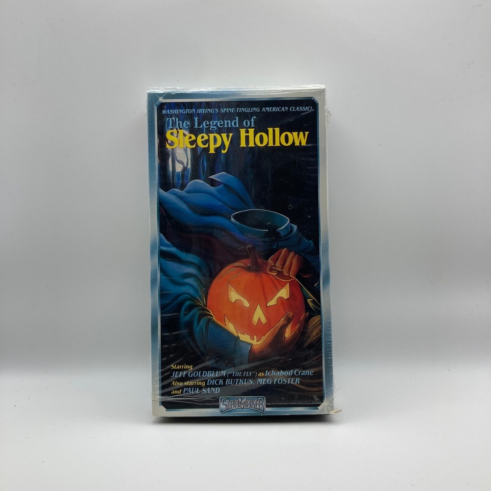 The Legend of Sleepy Hollow VHS Video Jeff Goldblum Dick Butkus Meg Foster